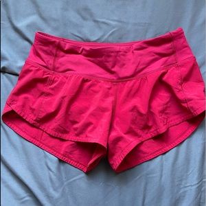 Lululemon red shorts